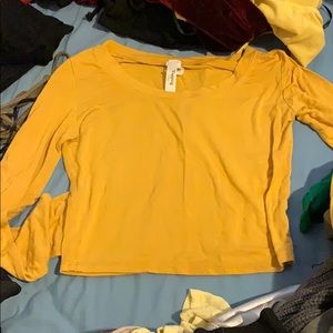 Crop Top Long Sleeve